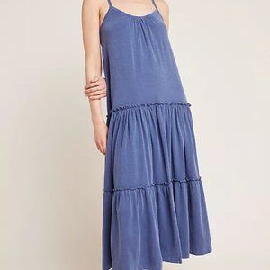 Anthropologie Sundry Tiered Midi Dress Sz 3